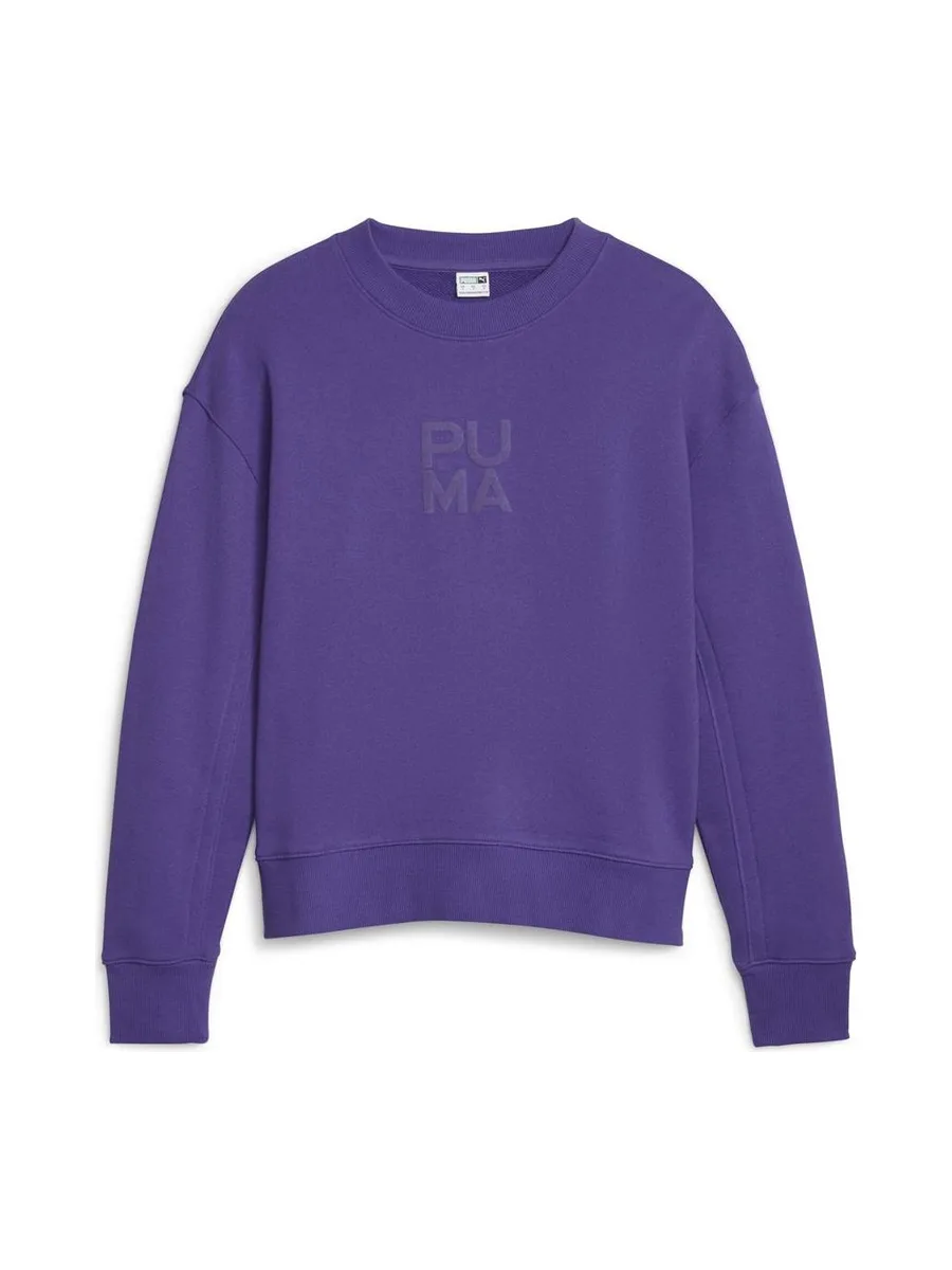 Sweat Violet Femme Puma Infuse Crew 2