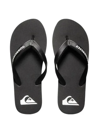 Tongs noir/blanc homme Quiksilver Molokai 4