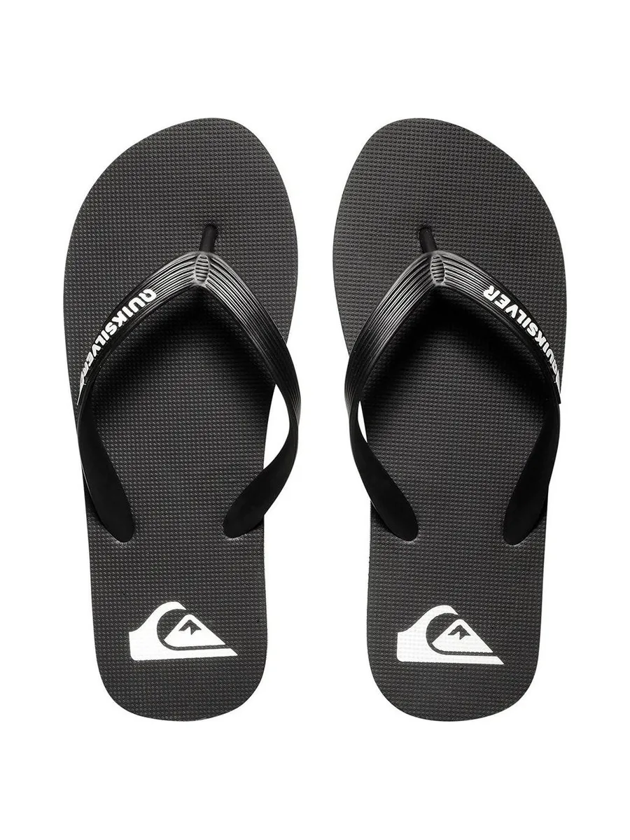 Tongs noir/blanc homme Quiksilver Molokai 5