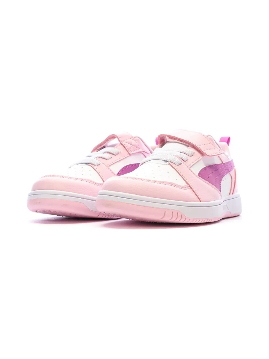 Baskets Rose Pale Fille Puma Rebound 7