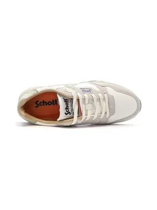 Baskets Blanches/Beiges Homme Schott Dorian 4