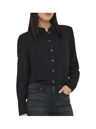 Chemise Noir Femme JDY Linen 1
