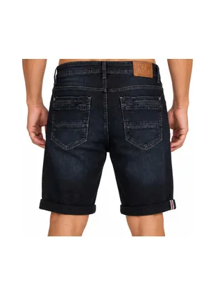 Short en Jean Bleu Foncé Homme RMS26 OVE 2