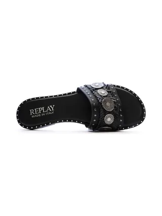 Sandales Noir Femme Replay Nairobi Mule 4