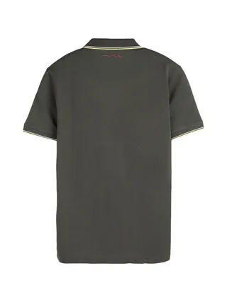 Polo Kaki/Jaune Homme Teddy Smith Pasian 2 2