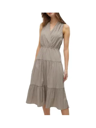 Robe Marron Femme Vero Moda Calf 1