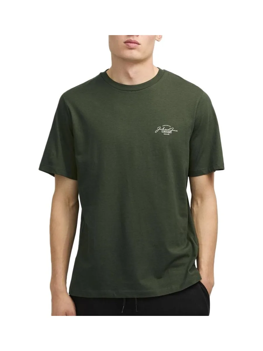 T-shirt Kaki Homme Jack & Jones Ferris 12287695 1