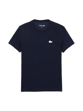 T-Shirt Marine Femme Lacoste TF9246 2