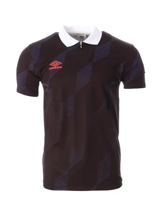 Polo Noir/Bleu Homme Umbro King 22e 1