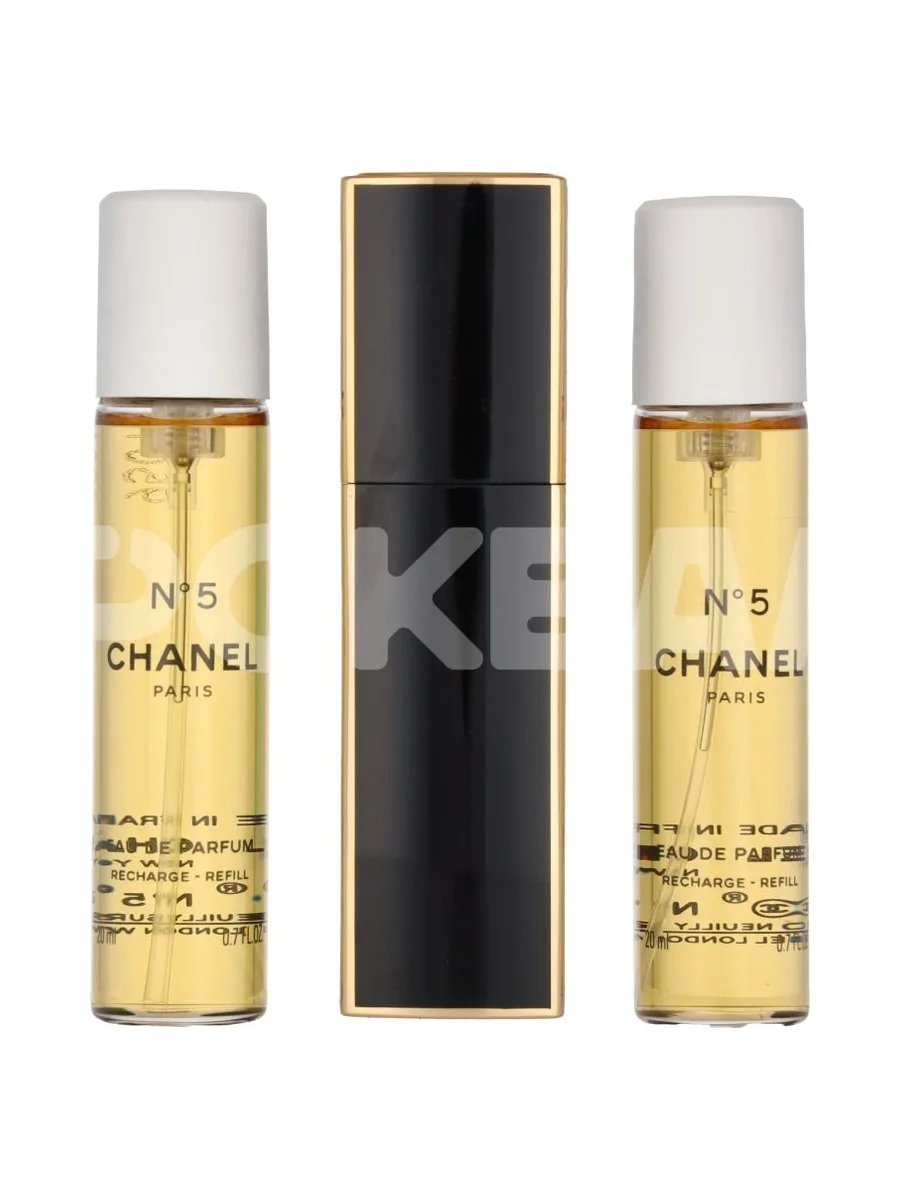 Chanel No 5 Giftset 60ml - 2x Edp Spray Refill 20Ml/1x Edp Spray 20Ml - Twist and Spray 2