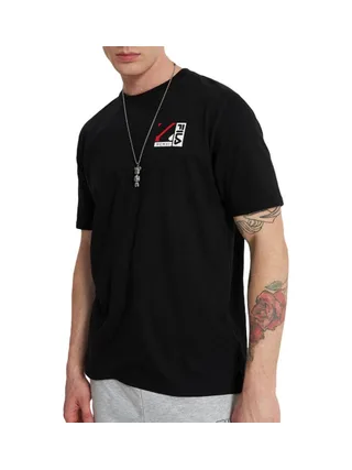 T-shirt Noir Homme Fila Graphic 1