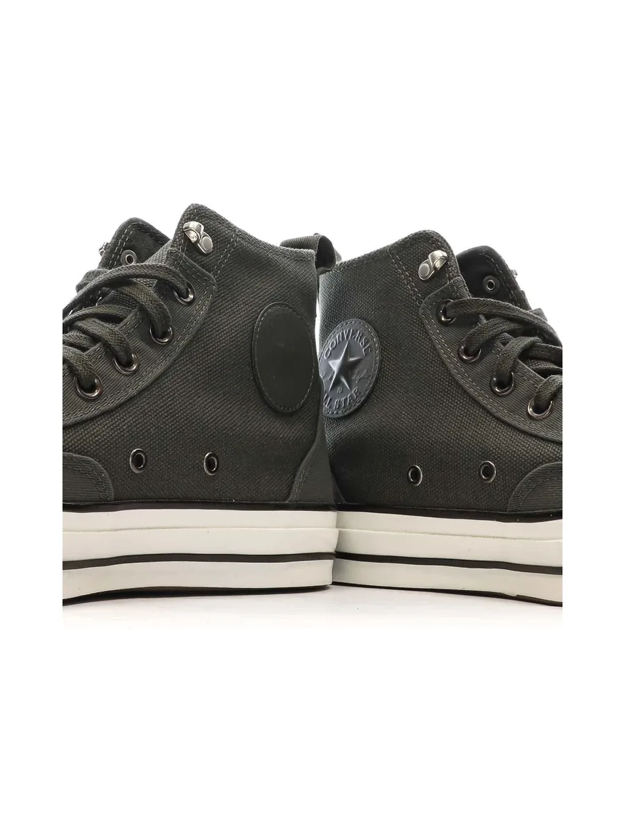 Baskets Noires Homme Converse Chuck 70 Jungle Cloth 8
