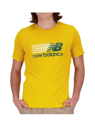 T-shirt Jaune Homme New Balance Core 1