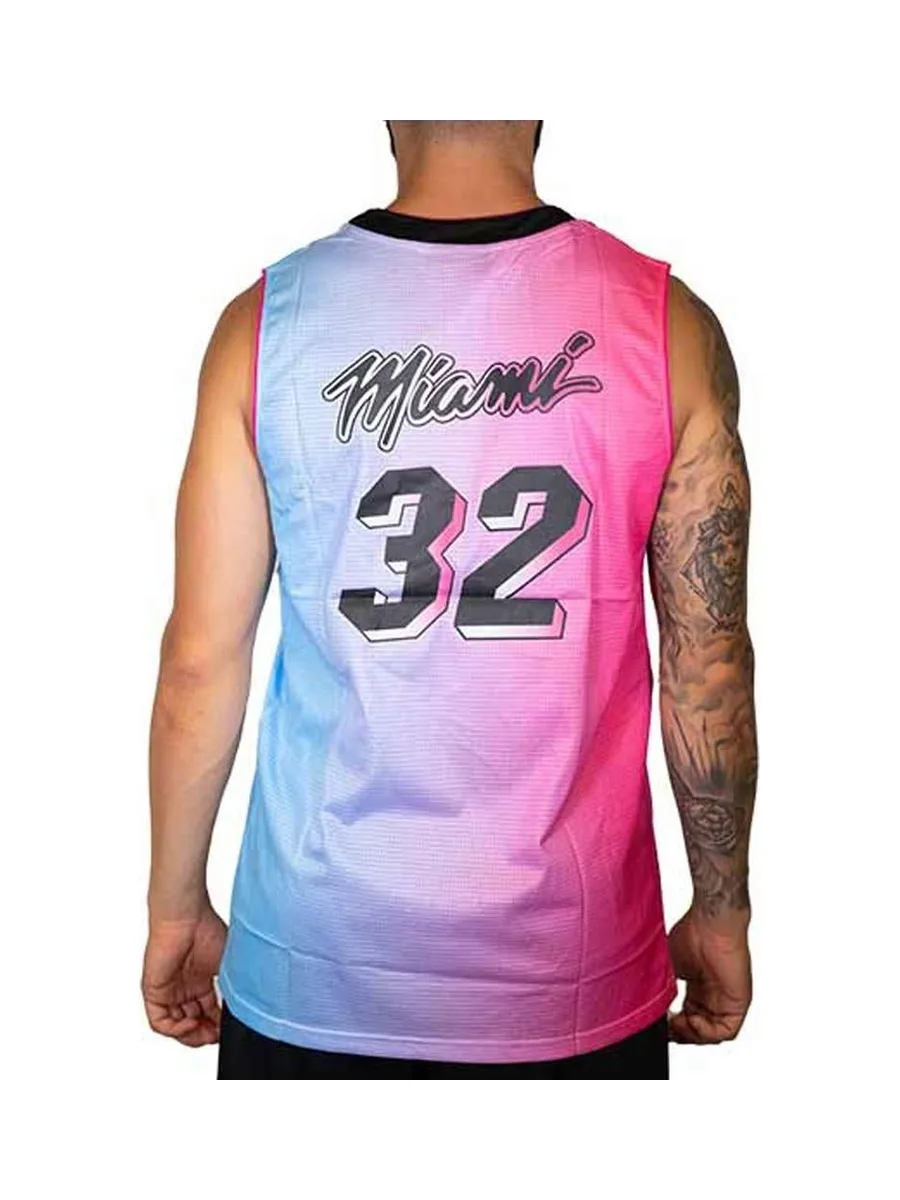 Miami Maillot de basketball Rose/Mauve Homme Sport Zone 3