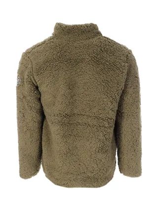 Veste Sherpa Kaki Homme Paname Brothers Full Zip 2