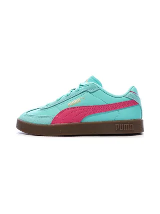 Baskets Turquoise/Fushia Garçon/Fille Puma Club 1