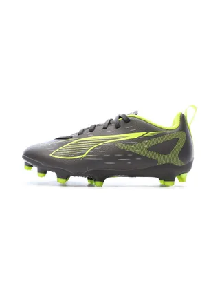 Chaussures de Foot Gris/Jaune Junior Puma Ultra 5 Play FG/AG Jr 1