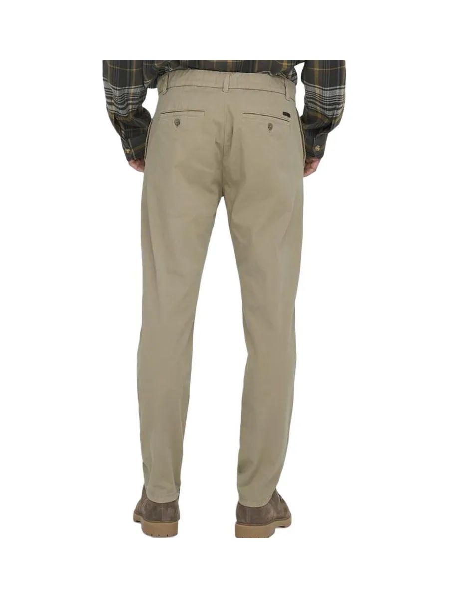 Pantalon Beige Homme Only & Sons Free Regular 2
