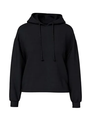 Sweat Noir Femme Pieces Pcchilli 3