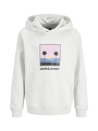 Sweat Gris Garçon Jack and Jones Hood 1