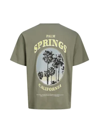 T-Shirt Vert Garçon Jack & Jones Jjcity 2