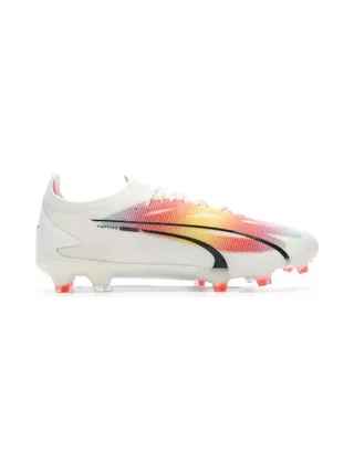 Chaussures de Football Blanches/Oranges Homme Puma Ultra Ultimate Fg/ag 2