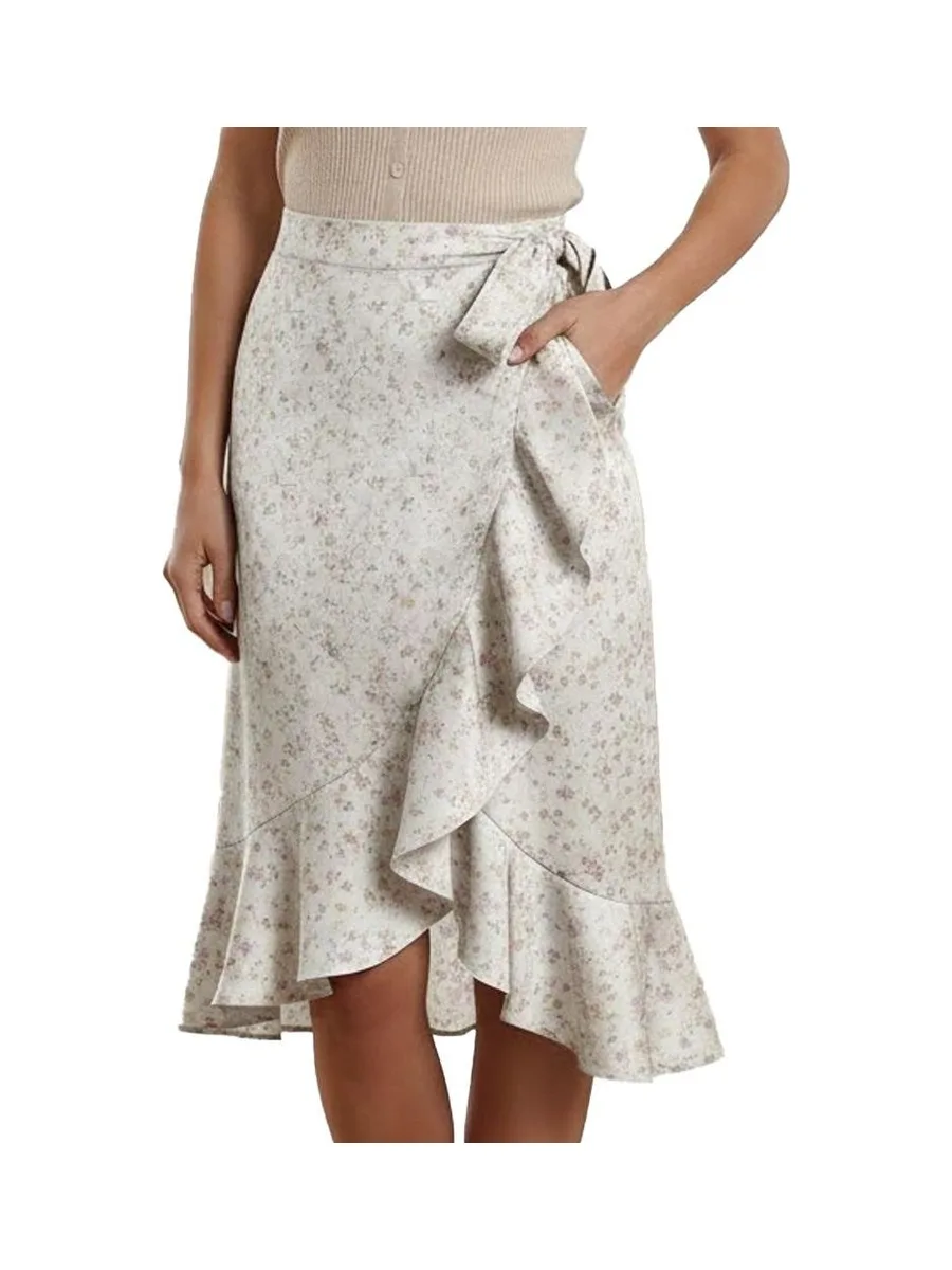 Jupe Blanches à fleurs Femme Vero Moda Smilla 1