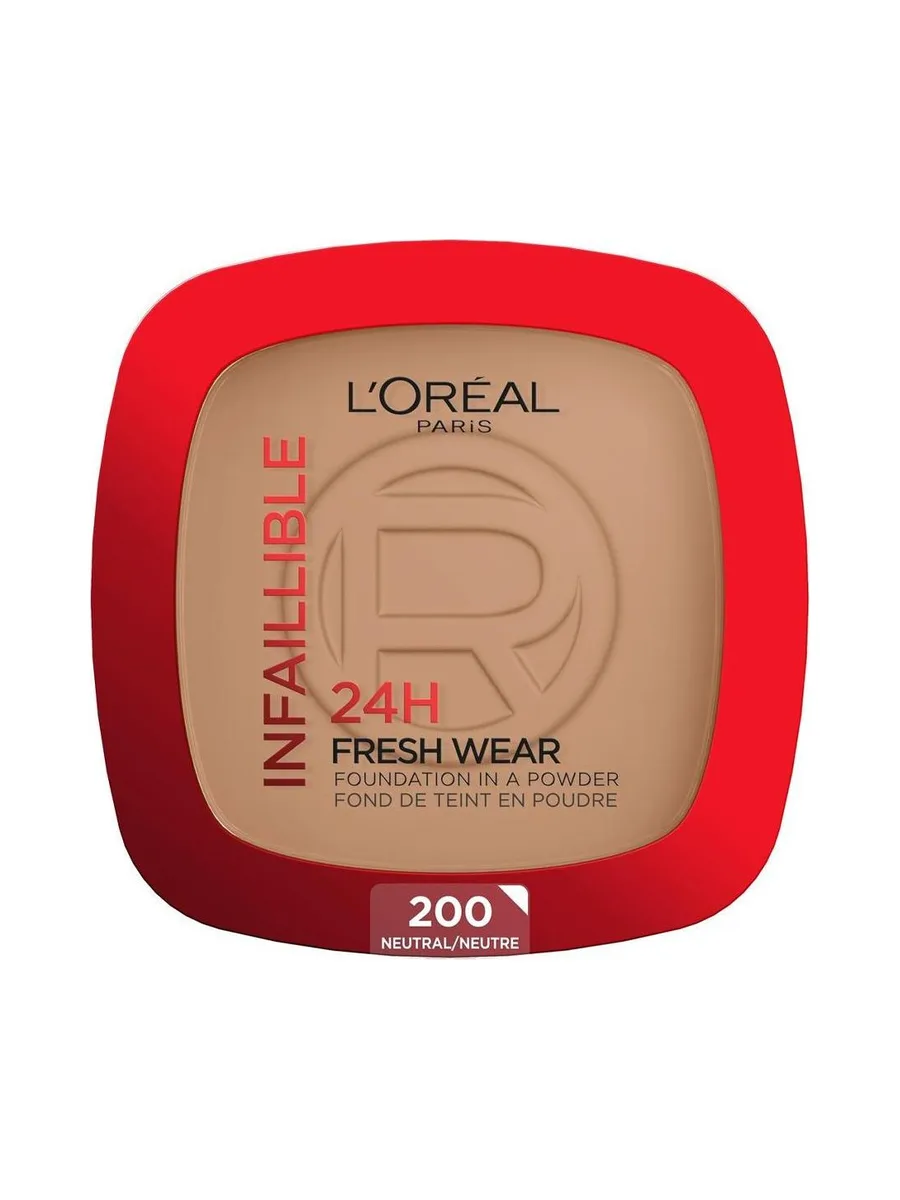 Infaillible 24H Fresh Wear Fond de Teint en Poudre L'Oréal Paris 200 Sable Doré 2