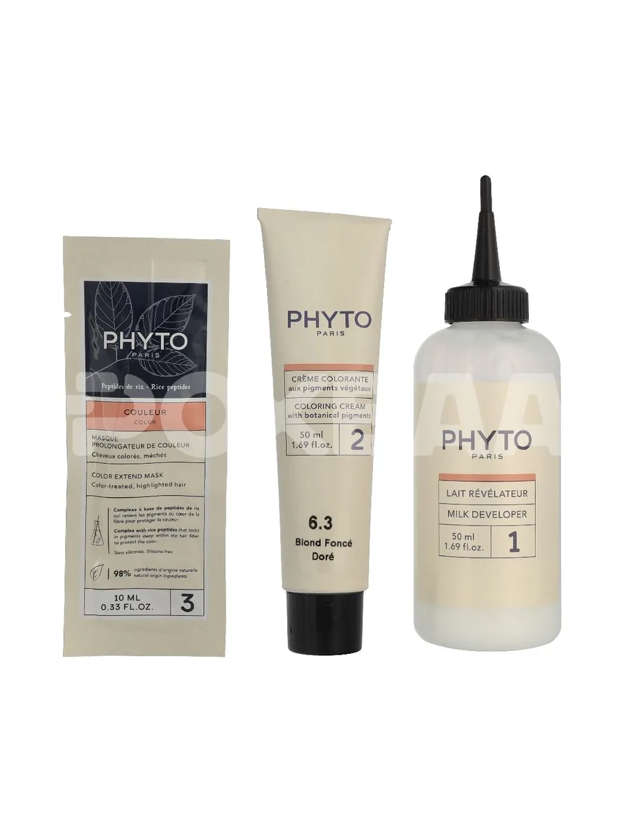 Phyto Phytocolor Permanent Color 110ml - #6.3 Dark Golden Brown 2