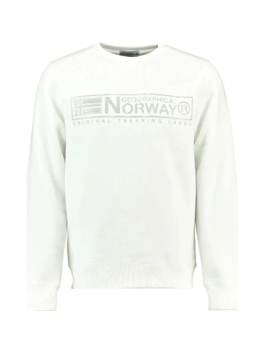 Sweat Blanc Homme Geographical Norway Gantoine 2
