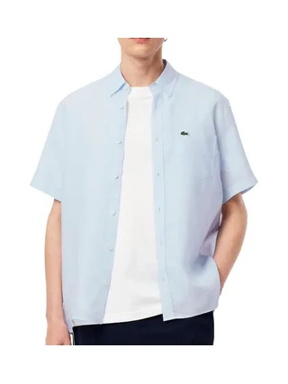 Chemise Bleu Homme Lacoste Mens Cotton 1