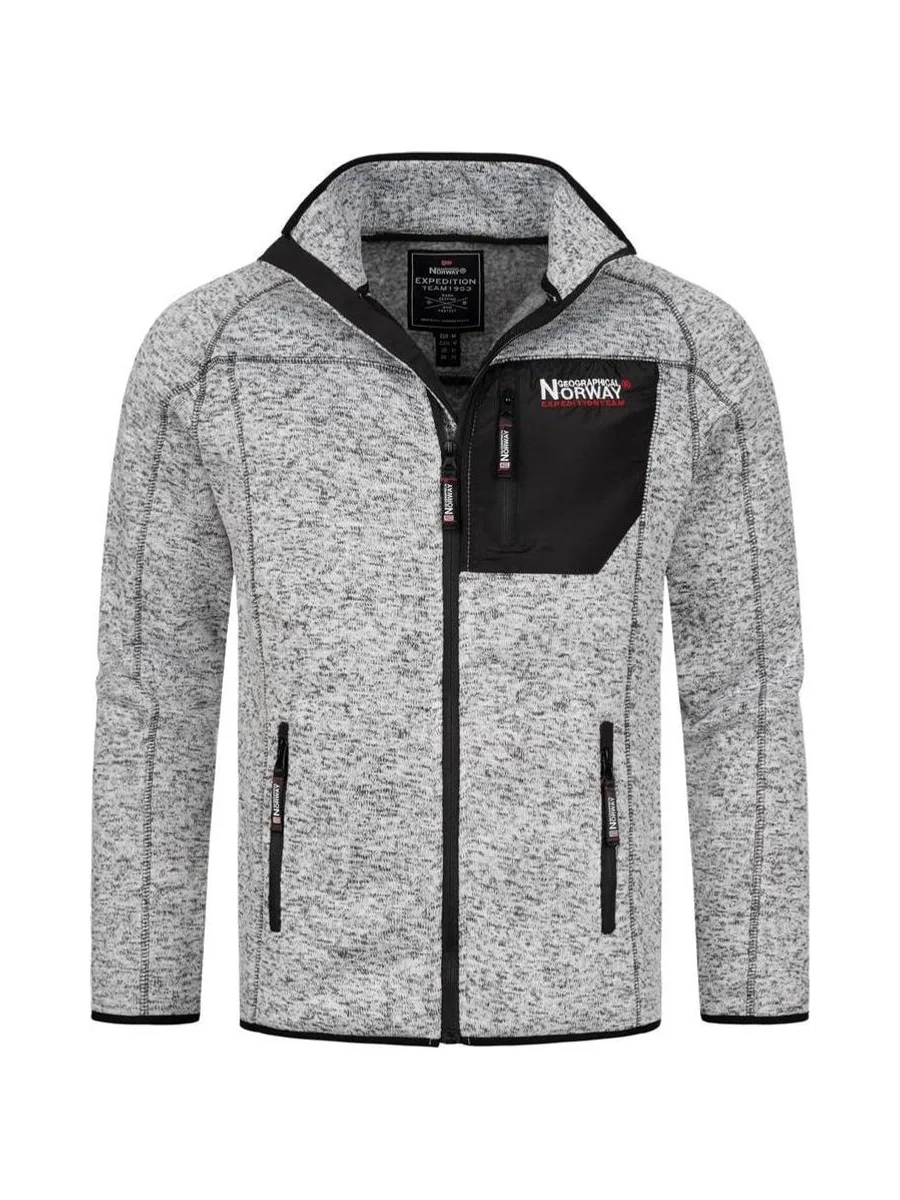 Polaire Gris Clair Homme Geographical Norway Titles 1