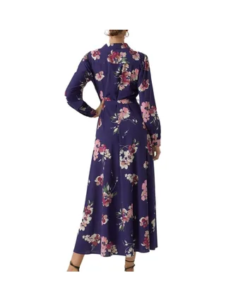 Robe Marine à Moifs Femme Vero Moda Shilah Naja 2