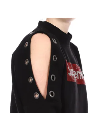 Robe Sweat Noire Femme Supreme Jessy0 3