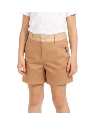 Short Marron Fille Converse Blocked 1