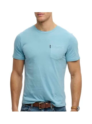 T-Shirt Bleu Homme Superdry Classic Essential 1