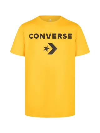 T-Shirt Jaune Homme Converse Star Chevron 1