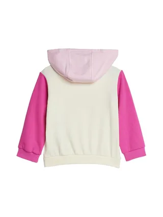 Survêtement Rose/Écru Fille Adidas Essentials Colorblock 2
