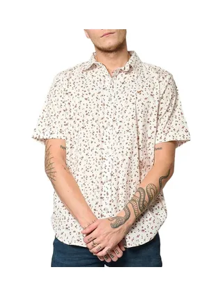 Chemise Blanche/Rouge Homme Kaporal KEVASH 1