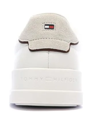 Baskets Blanches/Beiges Homme Tommy Hilfiger Court 3