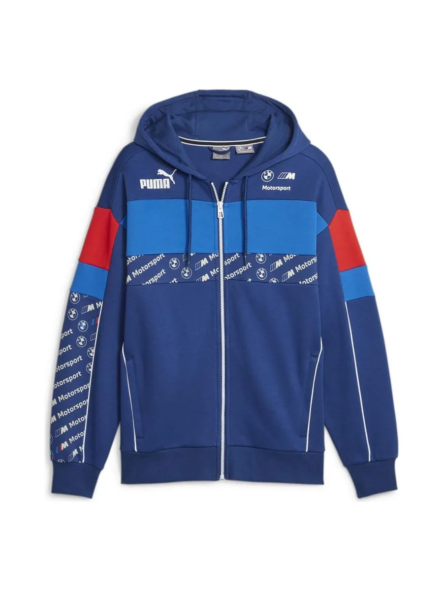 Sweat Zippe à Capuche Bleu Homme Puma Bmw 621866 2
