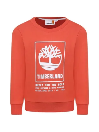 Sweat Terracotta Garçon Enfant Timberland T60075 1