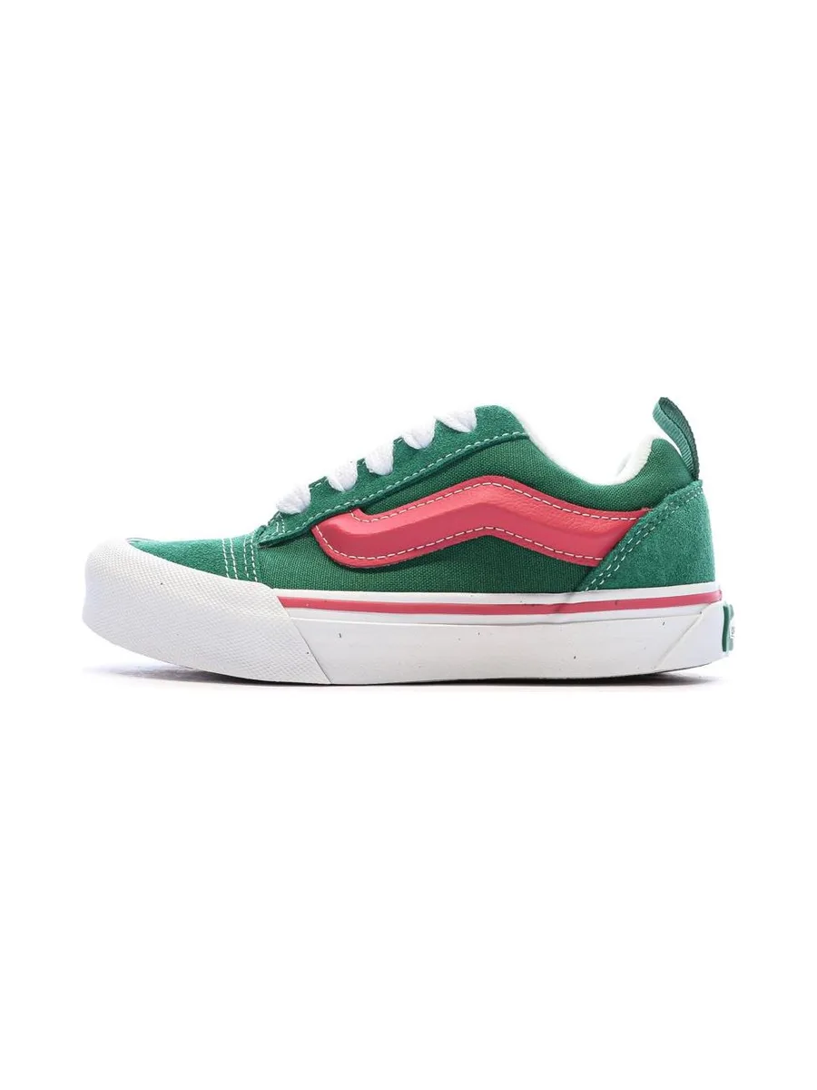 Baskets Verte/Rose Fille Vans Knu Skool 2