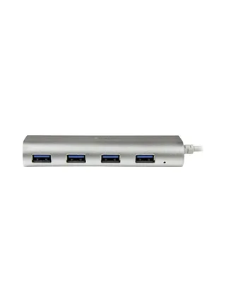 4 Port Portable USB 3.0 Hub - Aluminum 3