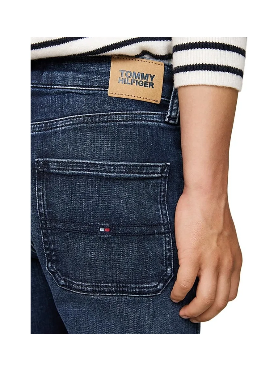 Jean Droit Marine Garçon Tommy Hilfiger Skater 2
