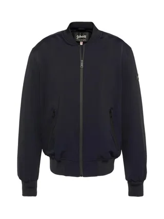 Veste Bomber Noir Homme Schott LAYTON 1
