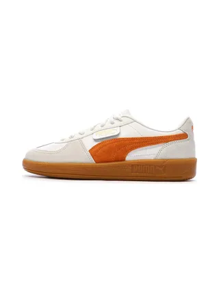 Baskets Blanc/Orange Mixte Puma Palermo 1