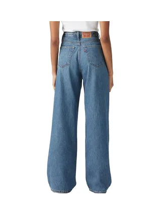 Jean Bleu Femme Levi's Cinch Baggy Indigo 2