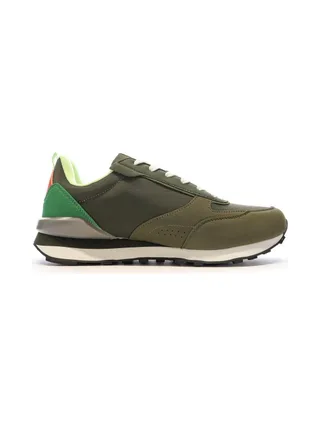 Baskets Kaki/Blanche Homme Lotto Twenty 5 2