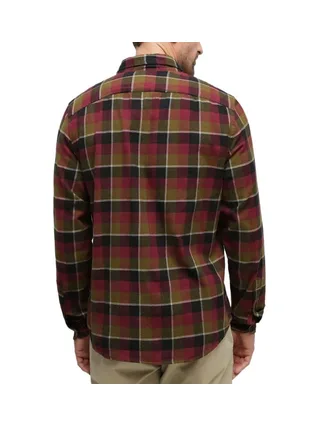 Chemise à Carreaux Bordeaux/Vert Homme Timberland Solucell Buffalo 2